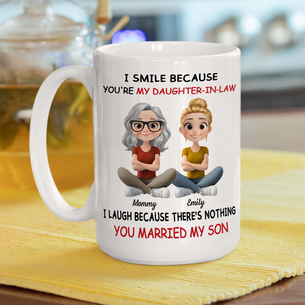 My Daughter In Law - Personalized Custom Coffee Mug