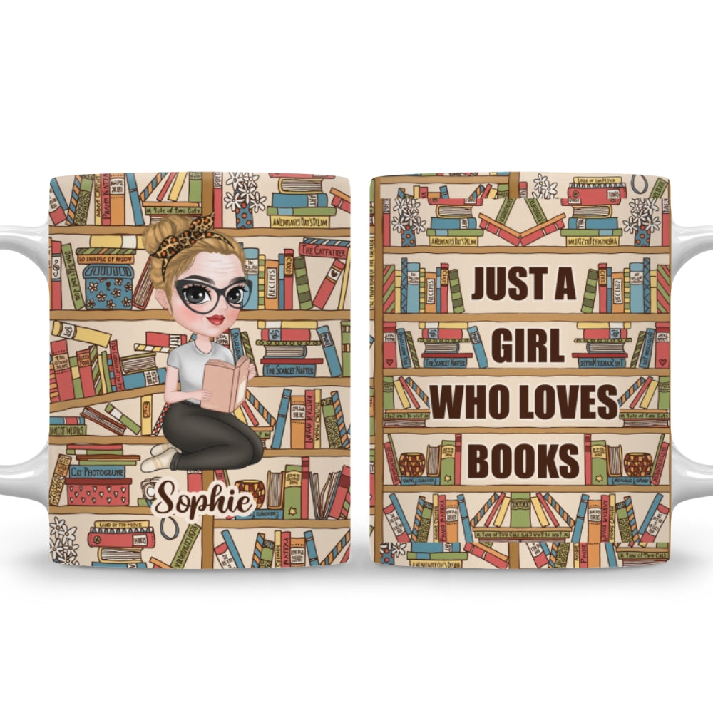 Book Lover - Personalized Custom Coffee Mug