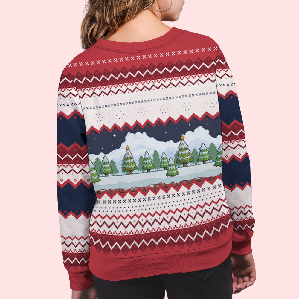 Congrats On Being My Bestie Version 2 - Personalized Custom All-Over-Print Sweatshirt