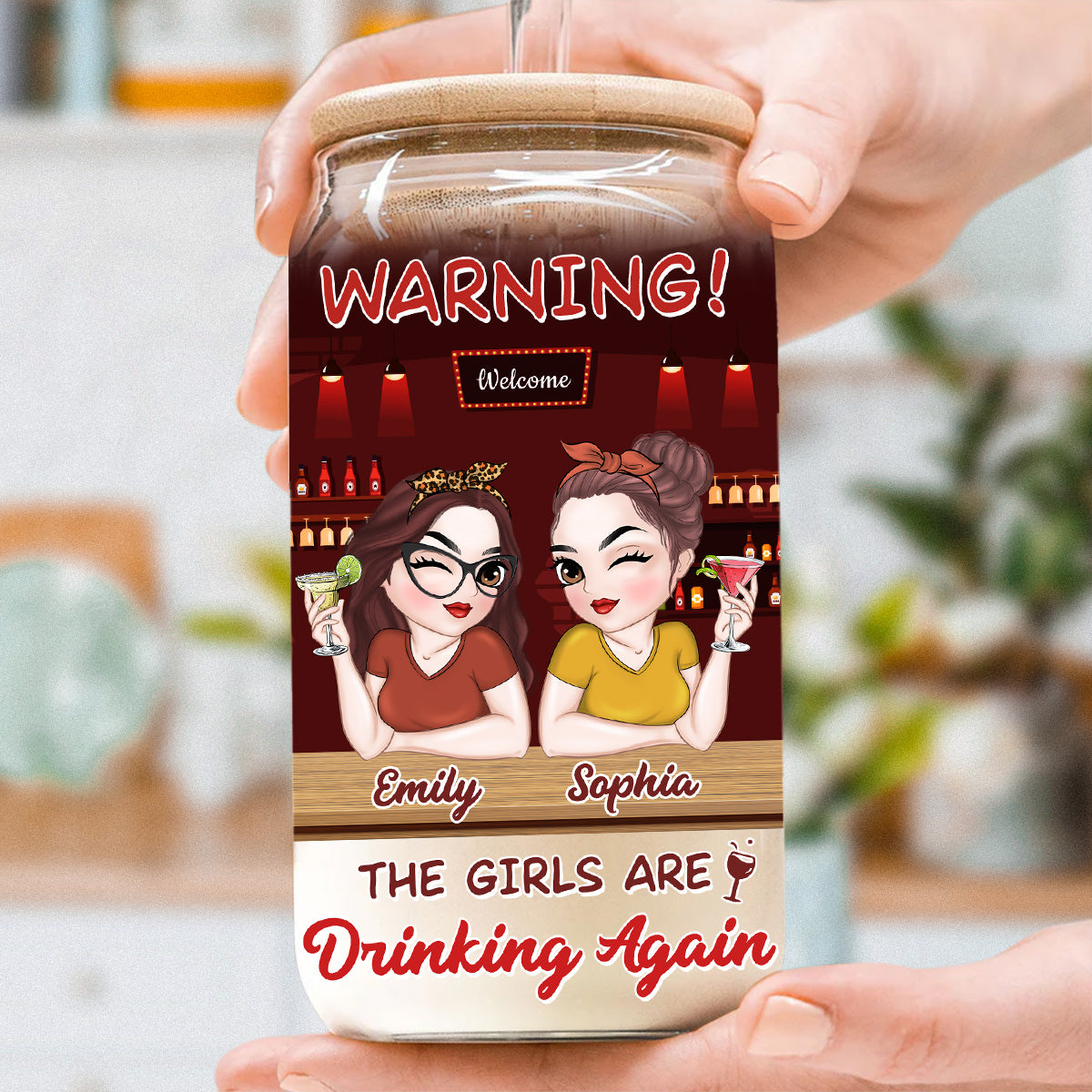 This Is Our Alcohol Drinking - Personalized Custom Glass Can