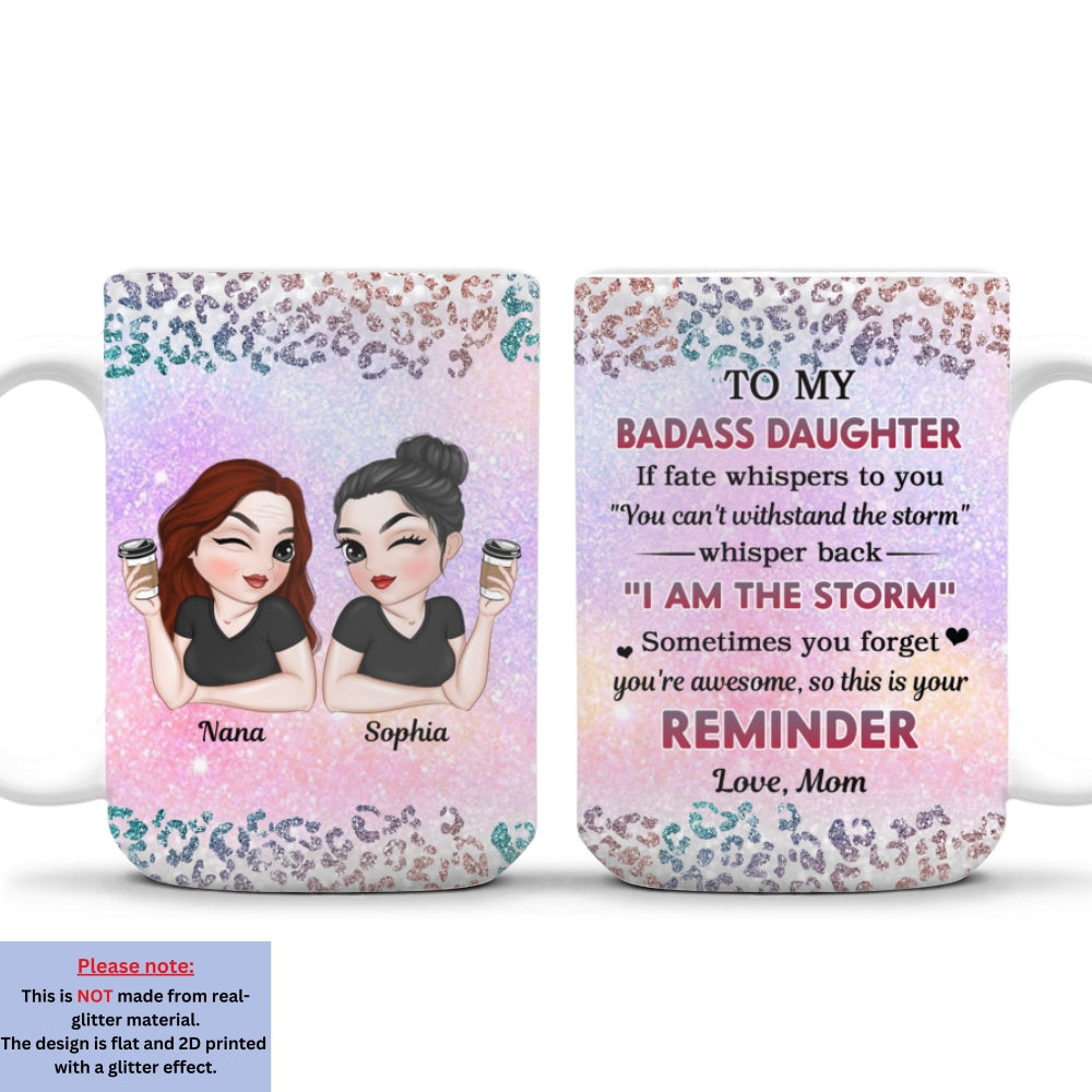 My Brave Granddaughter - Personalized Custom Coffee Mug