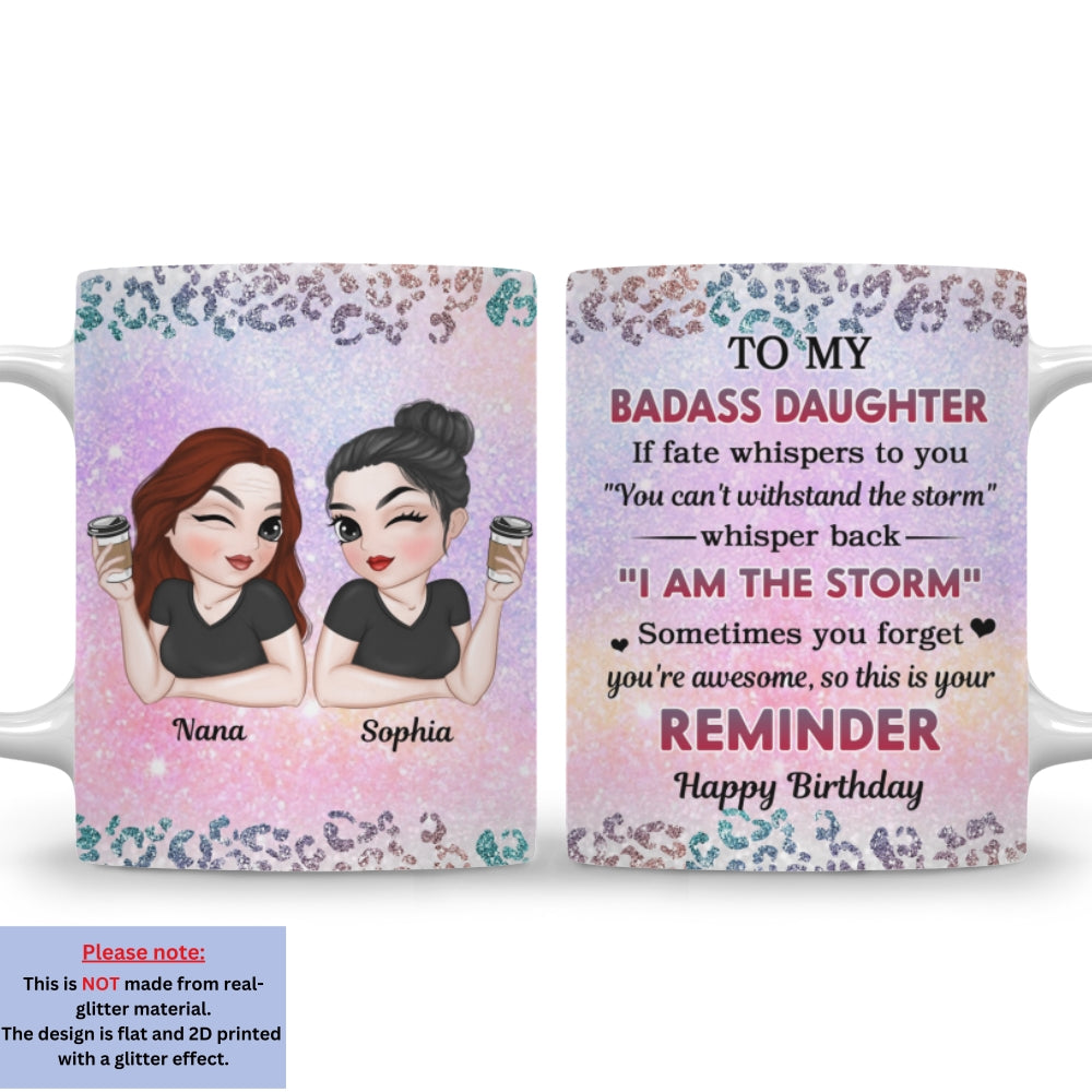 My Brave Granddaughter - Personalized Custom Coffee Mug