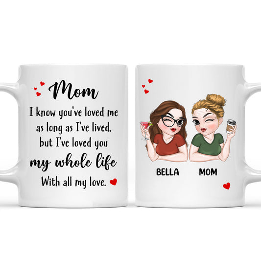 Mom Our Love For You Is Endless - Personalized Custom Coffee Mug