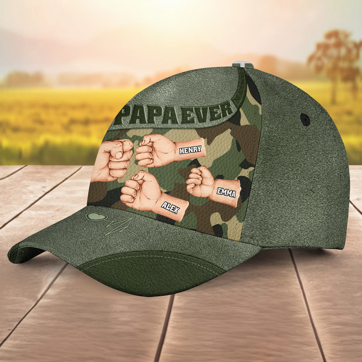 Best Dad Grandpa Ever - Personalized Custom Classic Cap