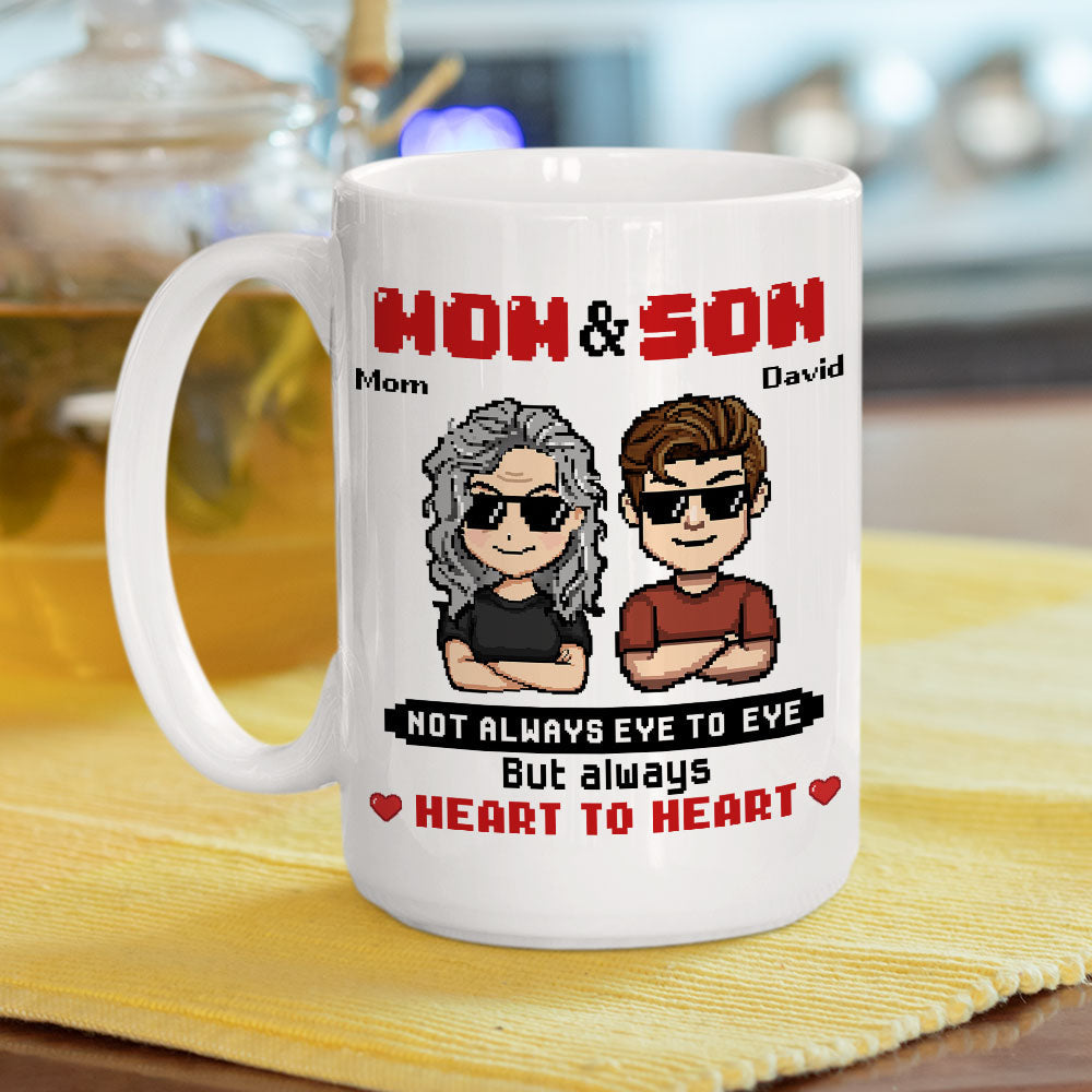 Different Views Same Love - Personalized Custom Coffee Mug