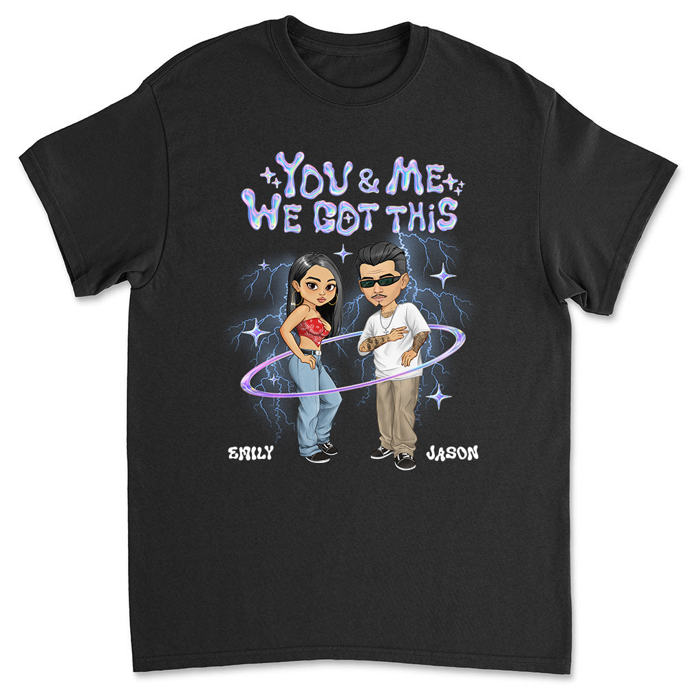 Y2K Couple Hologram - Personalized Custom Shirt