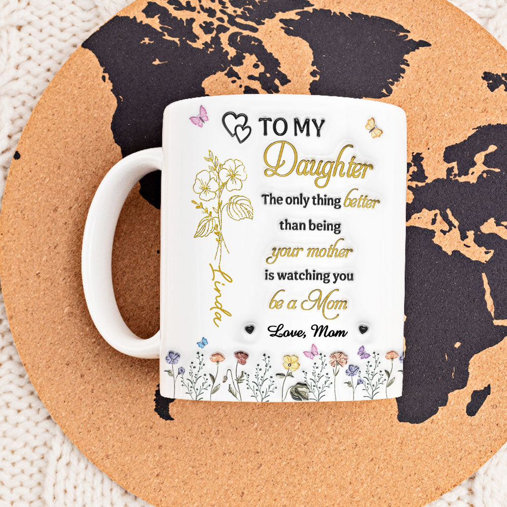 A Love Of Mom Like No Other - Personalized Custom 3D Inflated Effect Mug