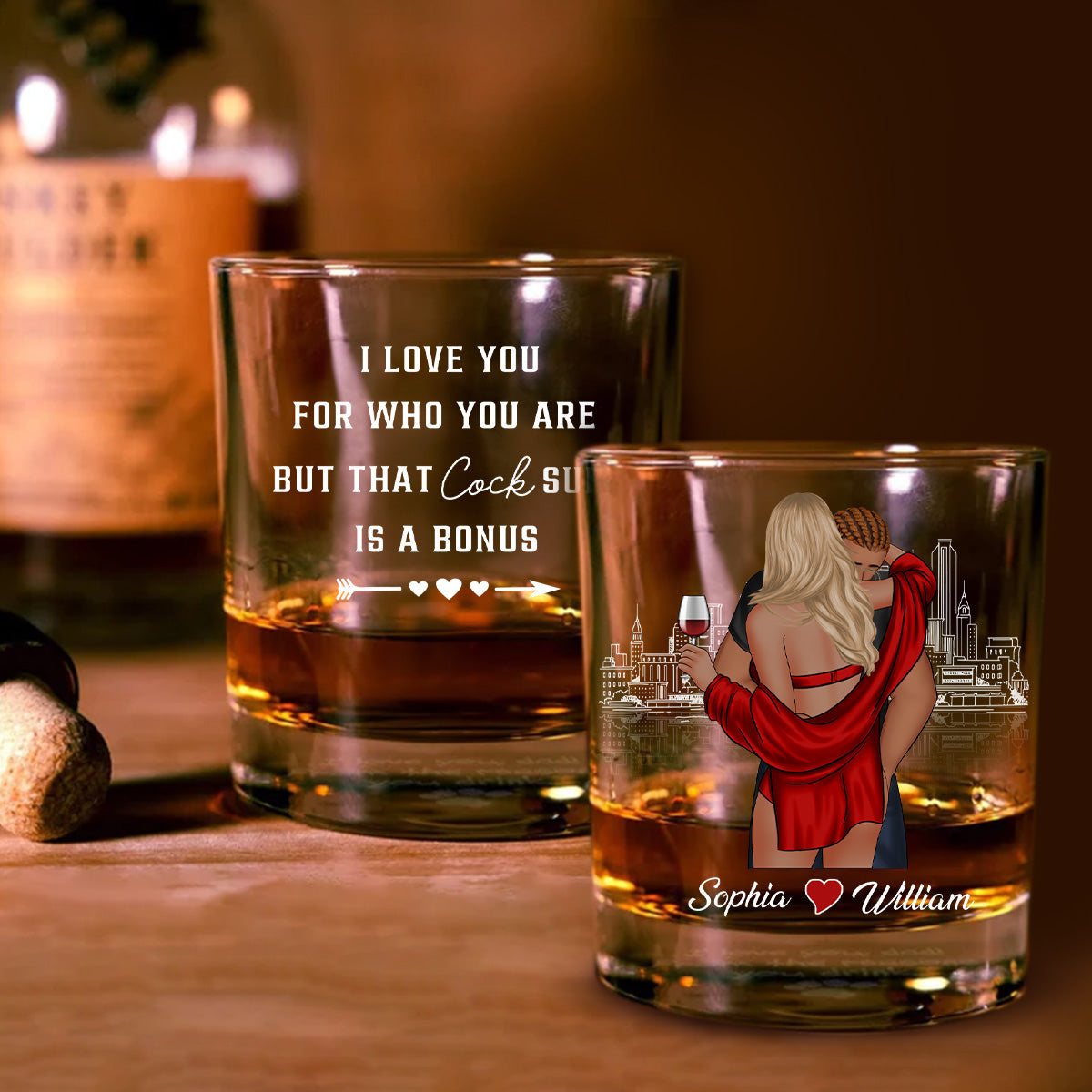 Your Reminder - Personalized Custom Whiskey Glass