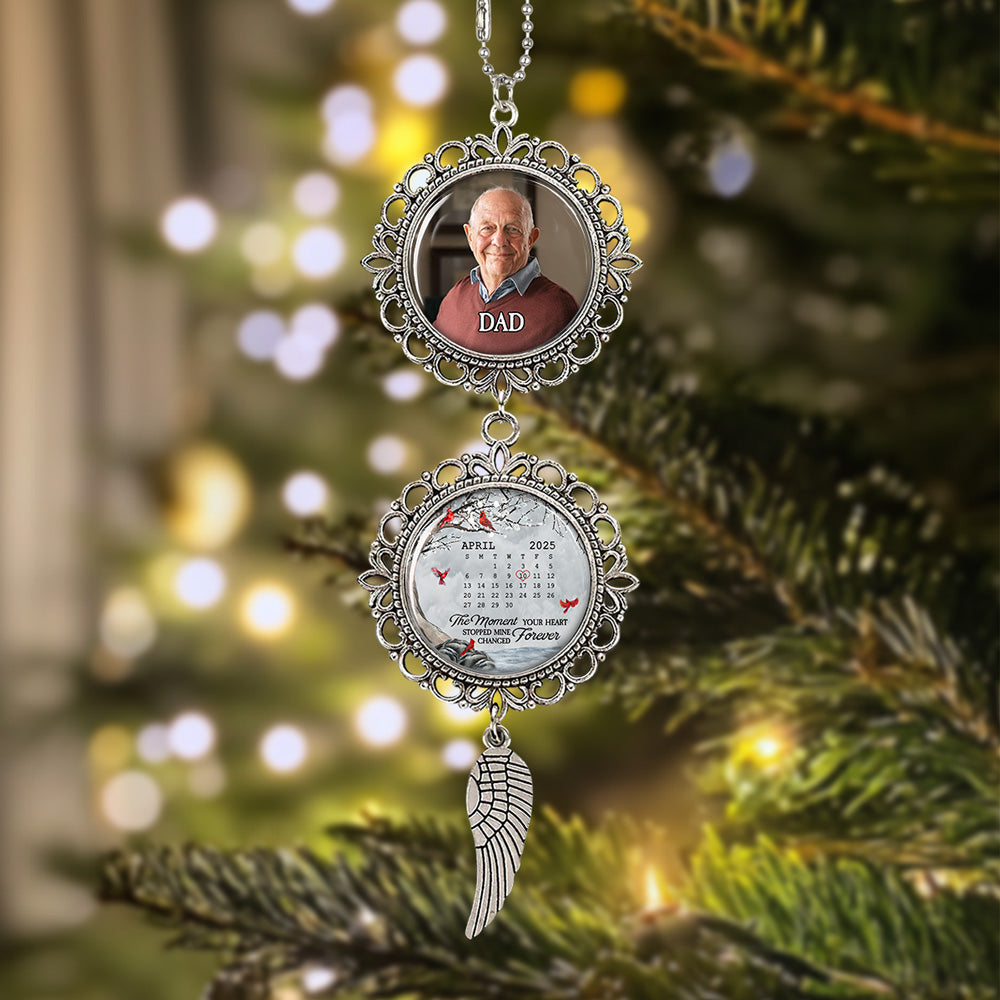 The Moment Your Heart Stopped - Personalized Custom Charming Ornament