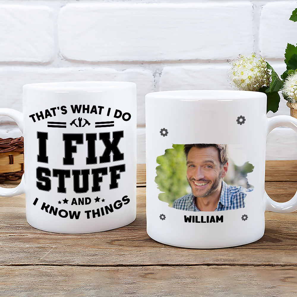 What I Do Photo - Personalized Custom Coffee Mug