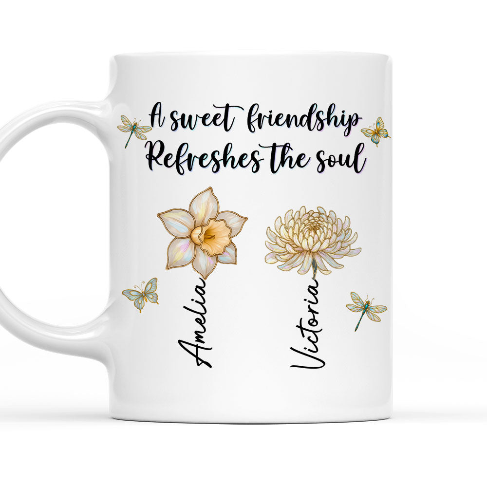 A Sweet Friendship - Personalized Custom Coffee Mug