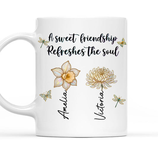 A Sweet Friendship - Personalized Custom Coffee Mug