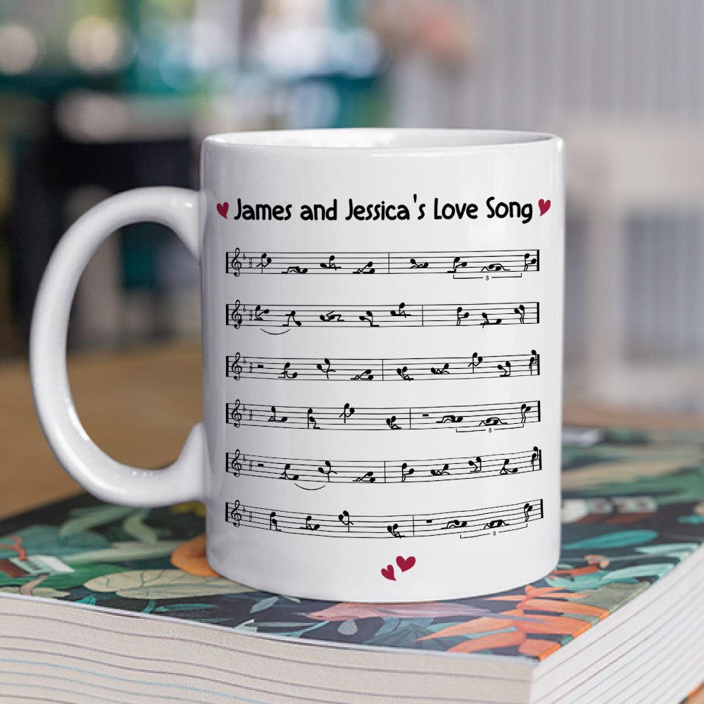 Our Love Song - Personalized Custom Coffee Mug