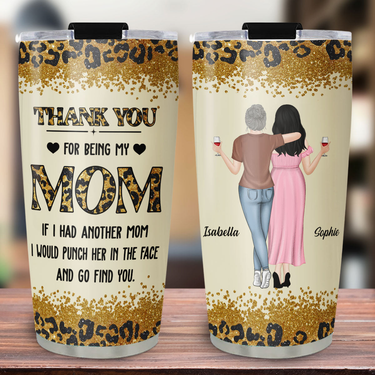 Punch For You Mom - Personalized Custom Tumbler