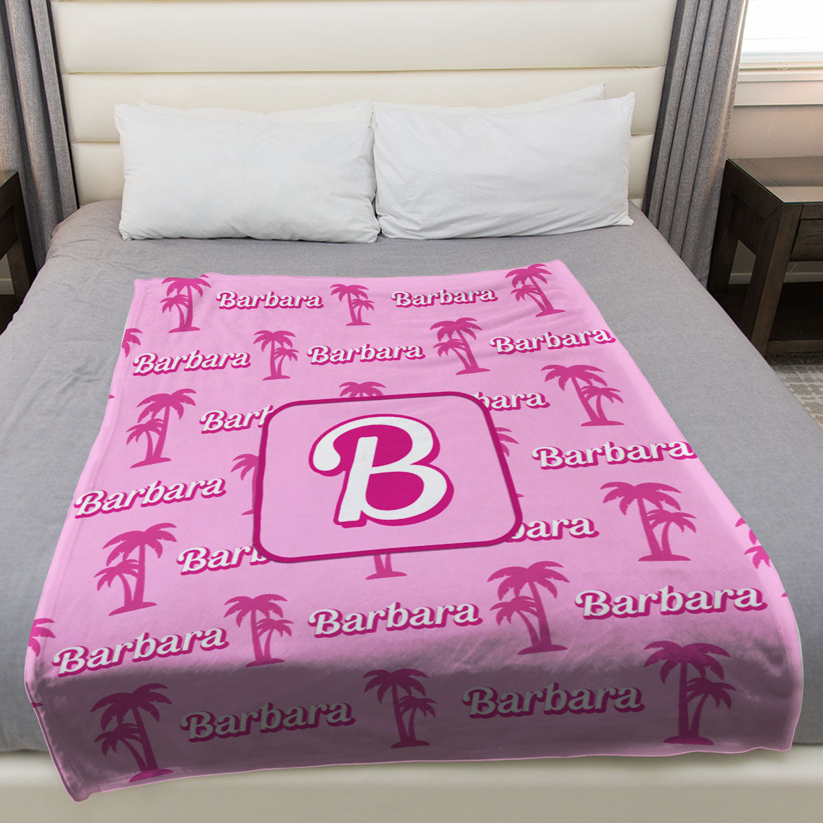 Colorful Island Dreams - Personalized Custom Fleece Blanket