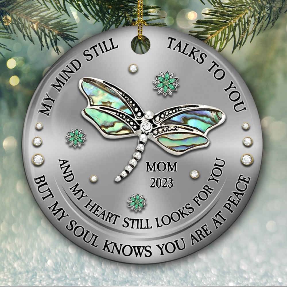My Mind My Heart My Soul- Personalized Custom Ceramic Ornament