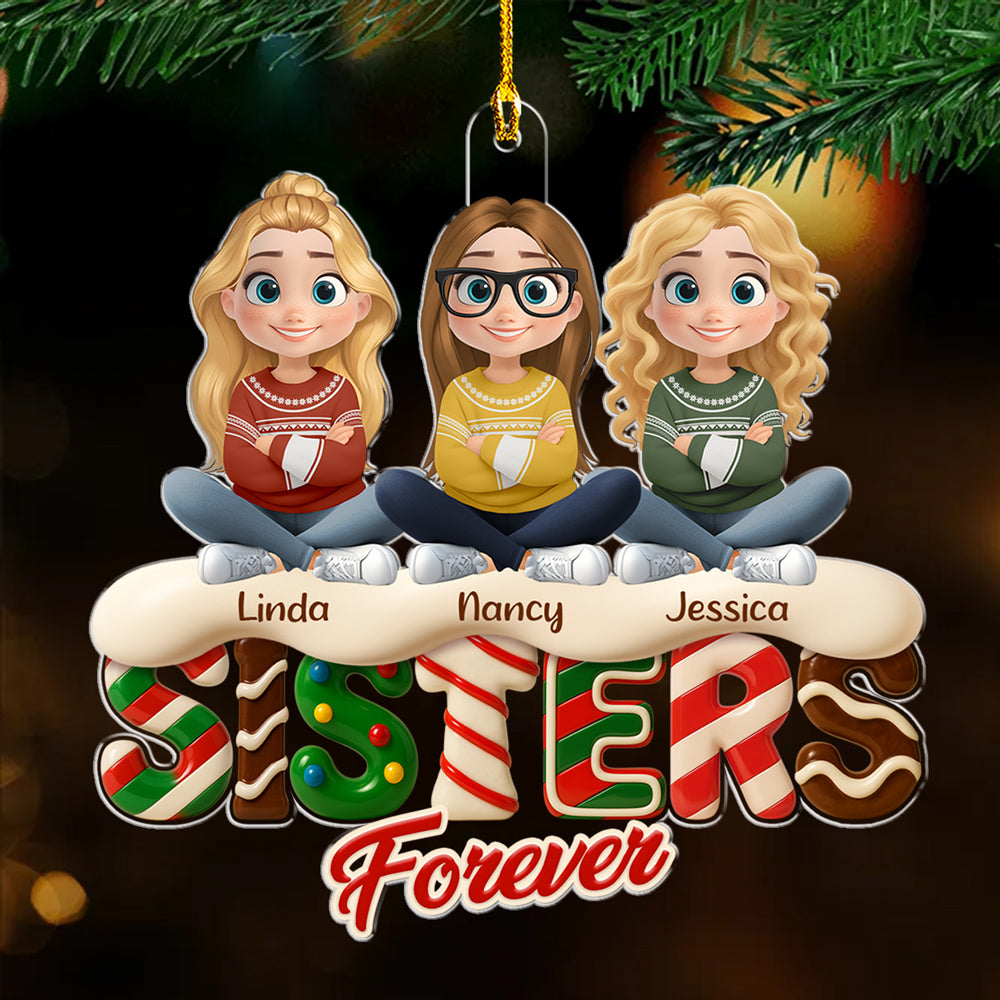 Always One Heart - Personalized Custom Acrylic Ornament