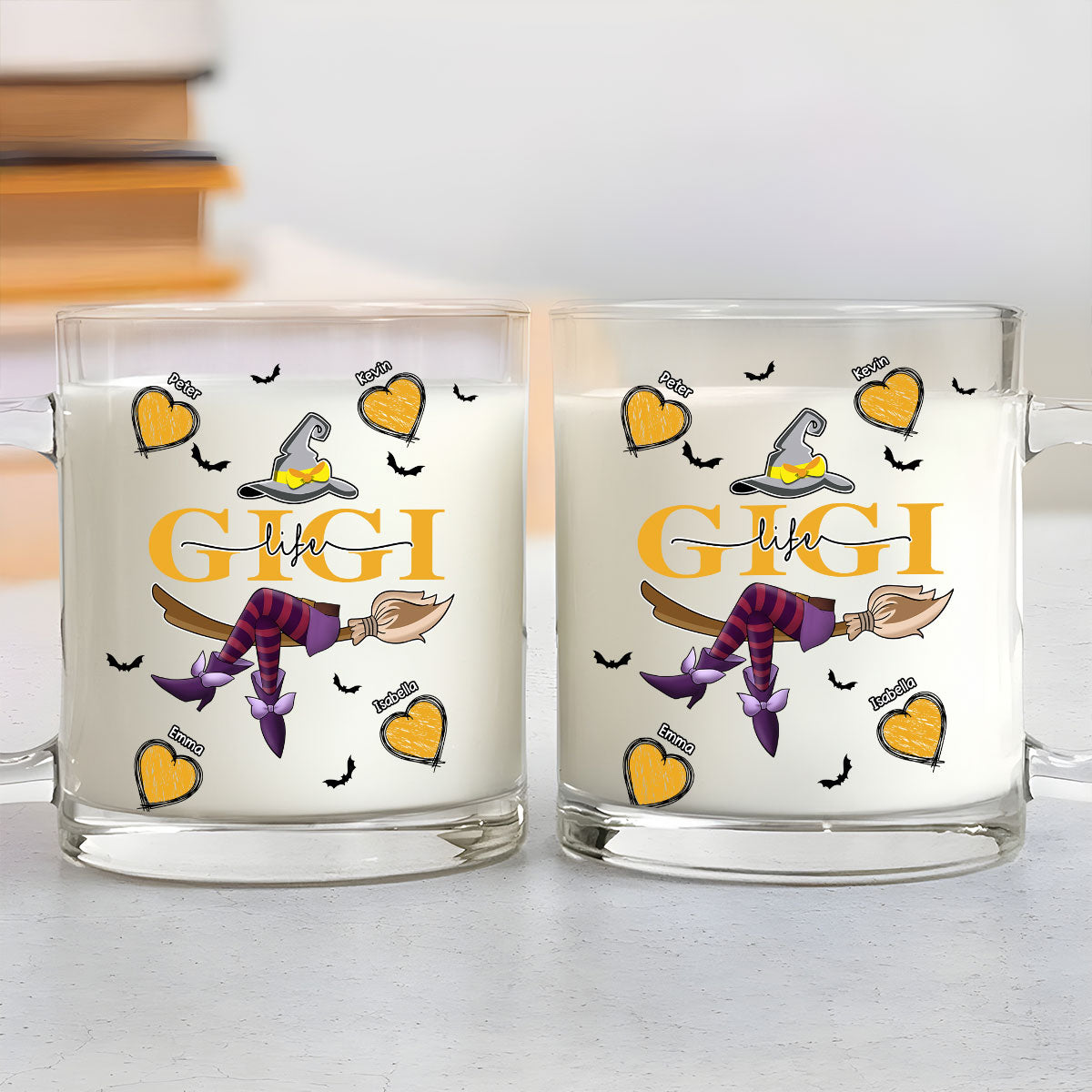 Grandma Life Witch - Personalized Custom Glass Mug