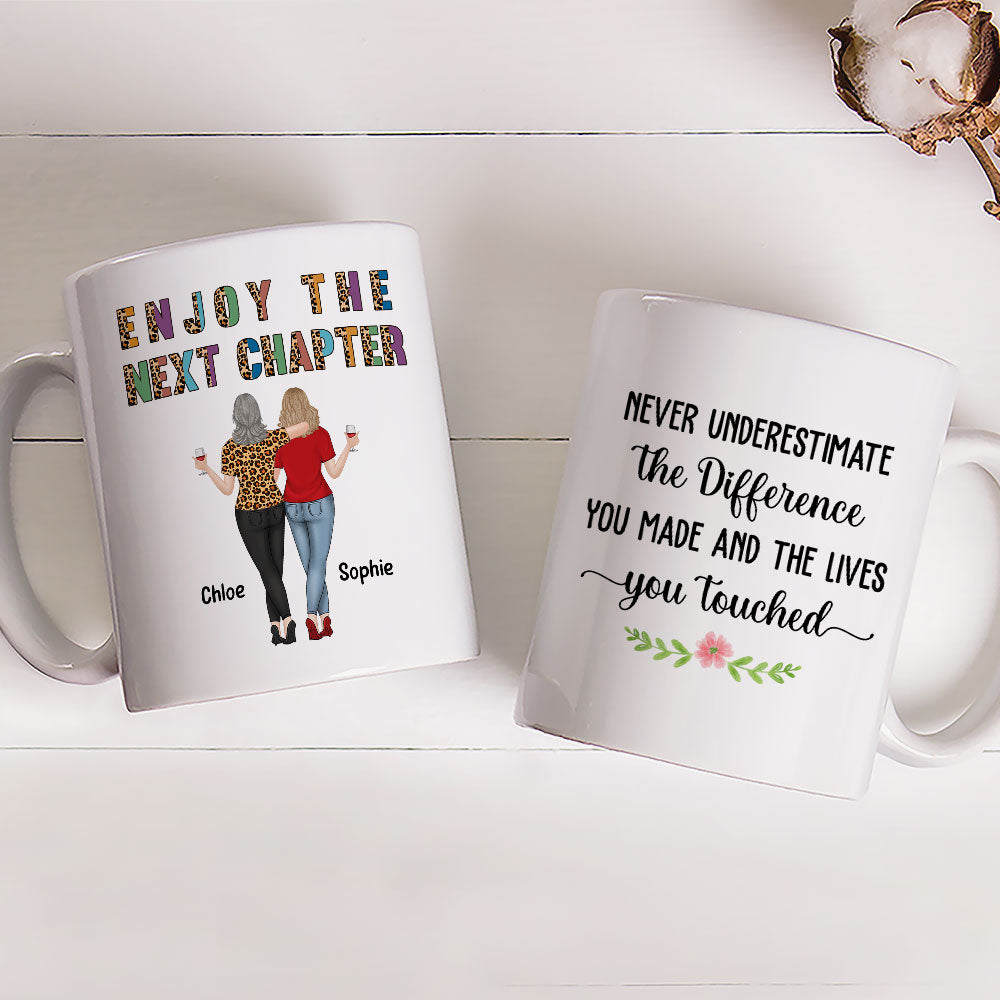 Enjoy The Next Chapter - Personalized Custom Coffee Mug