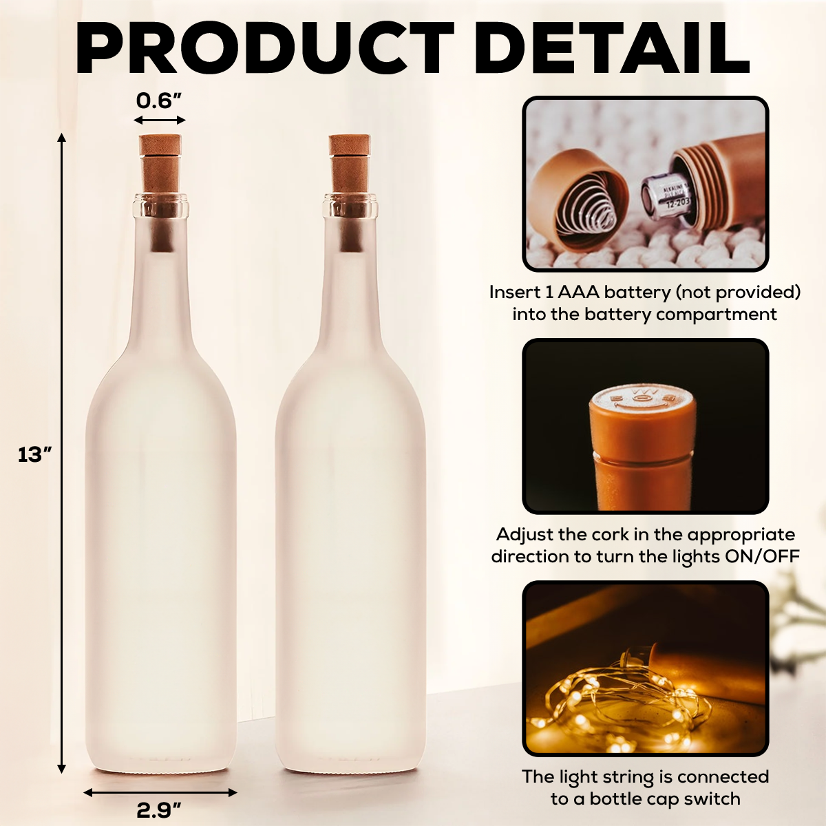 You And Me We Got This - Personalized Custom Bottle Lamp