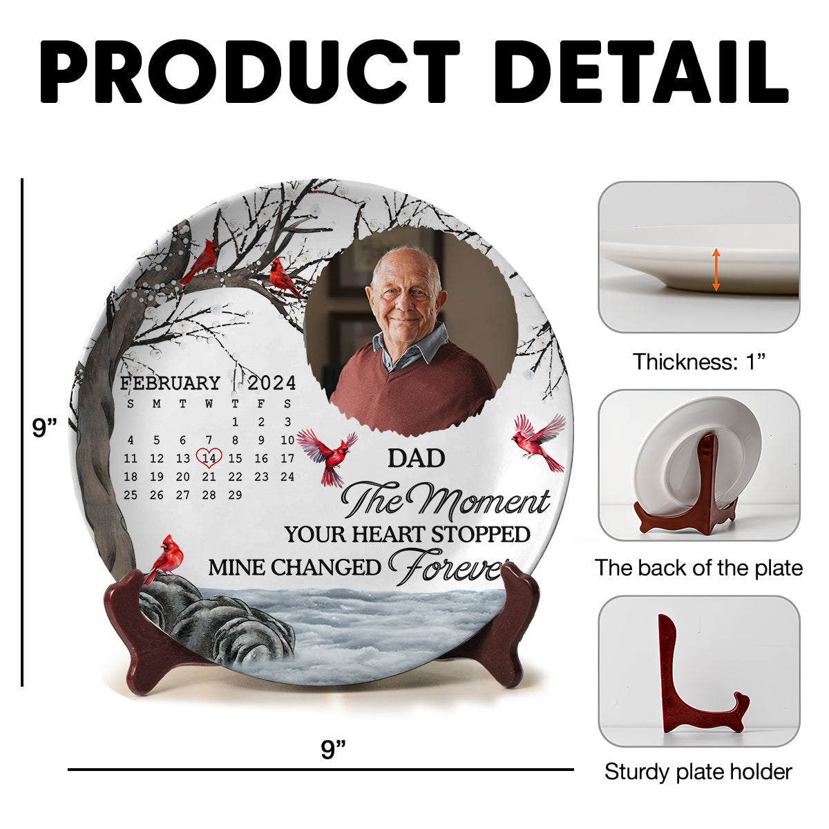 My Heart Changed Forever - Personalized Custom Plate