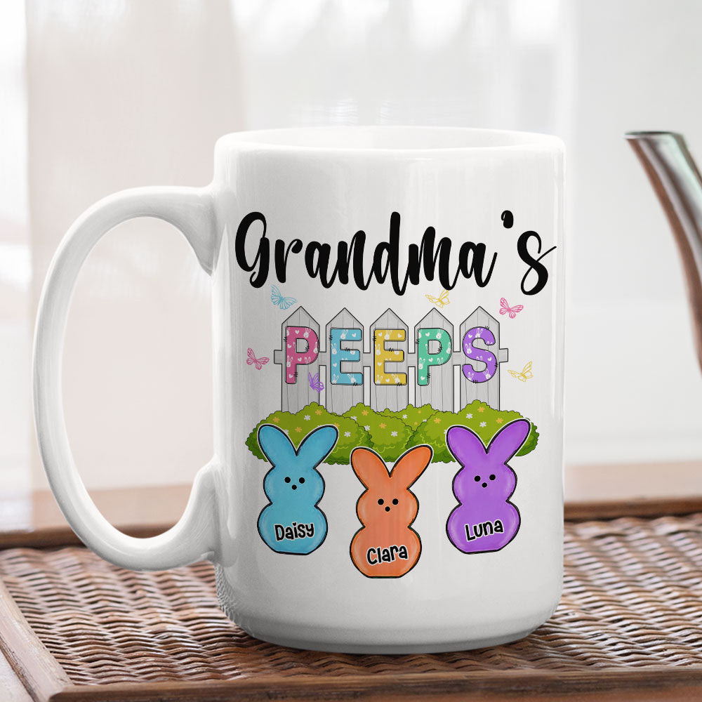 Grandma Peeps Easter - Personalized Custom Coffee Mug