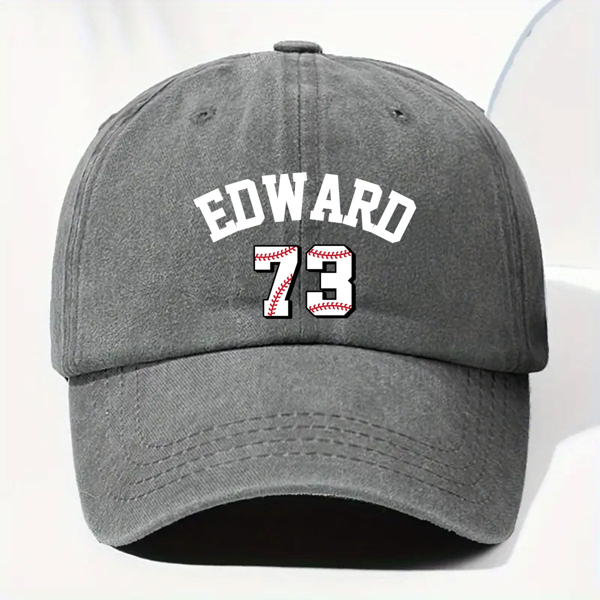 You Make My Heart Smile - Personalized Custom Vintage Washed Denim Cap