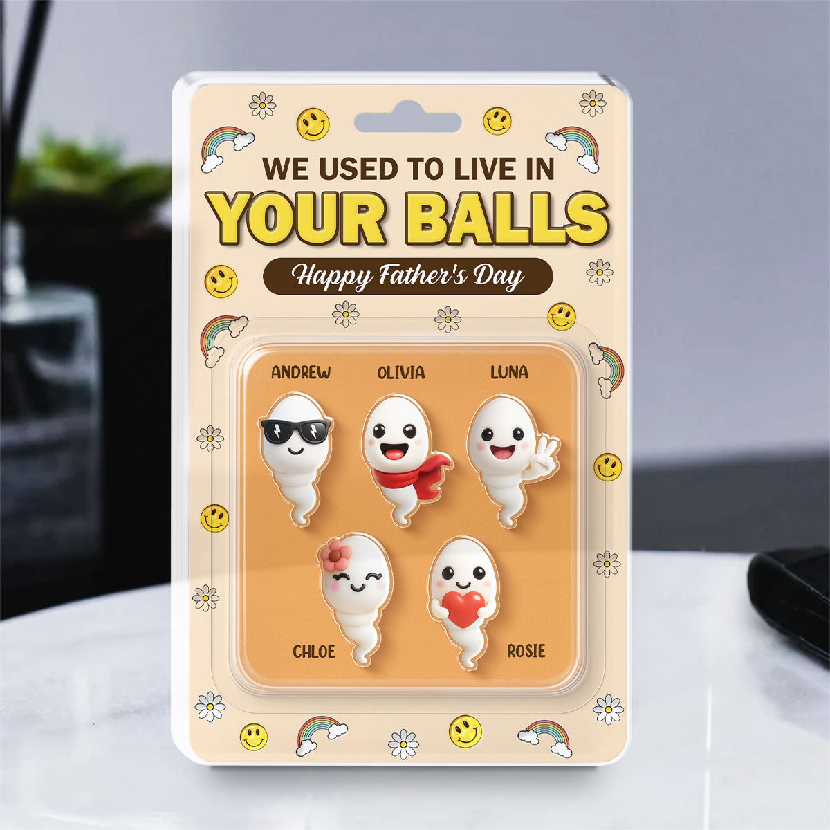 We Used To Lived In Your Balls - Personalized Custom Acrylic Plaque