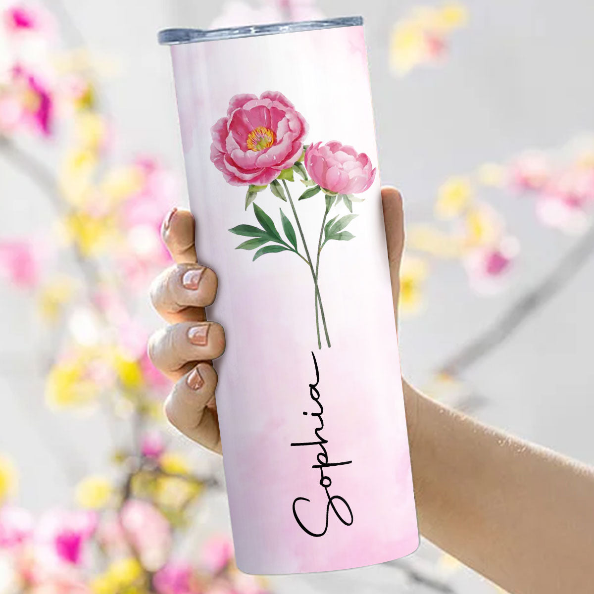 Friendship Is Beautiful - Personalized Custom Skinny Tumbler