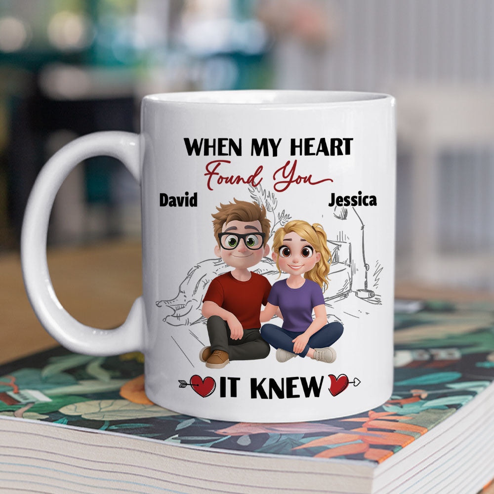 My Soul Recognized Your Light - Personalized Custom Coffee Mug
