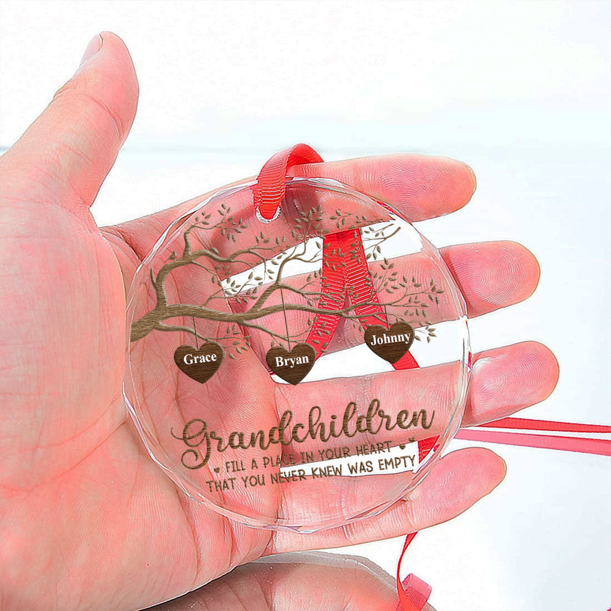 The Greatest Blessing - Personalized Custom Glass Ornament