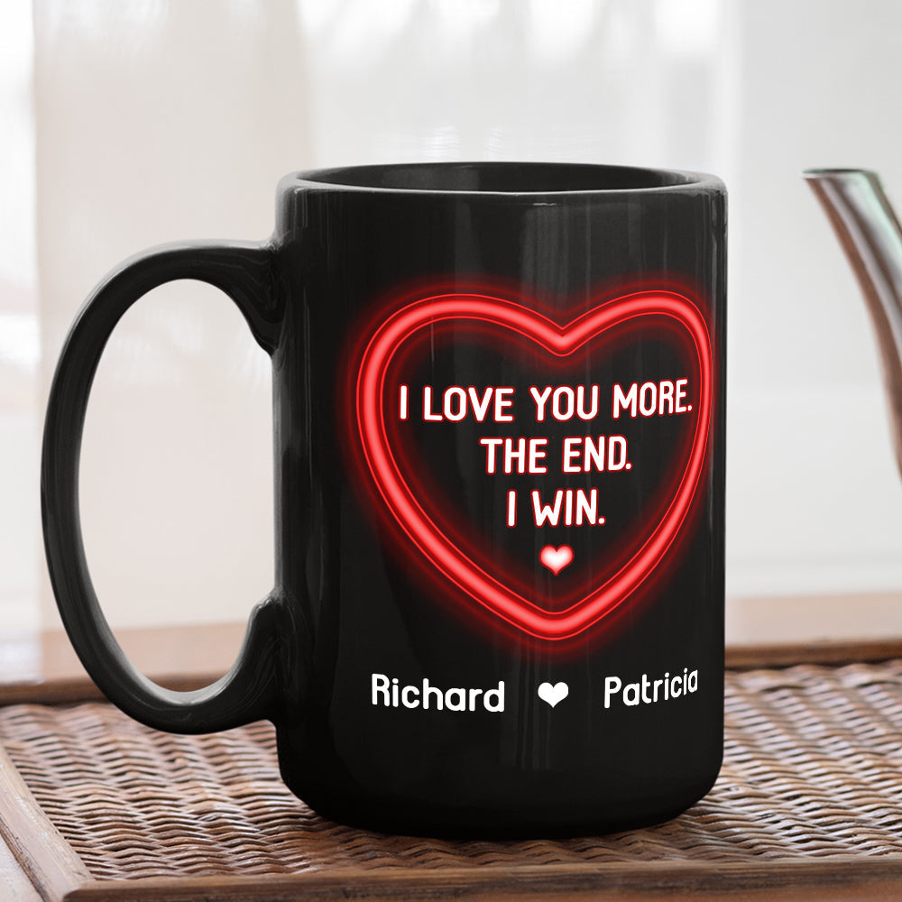 I Love You More Forever - Personalized Custom Coffee Mug