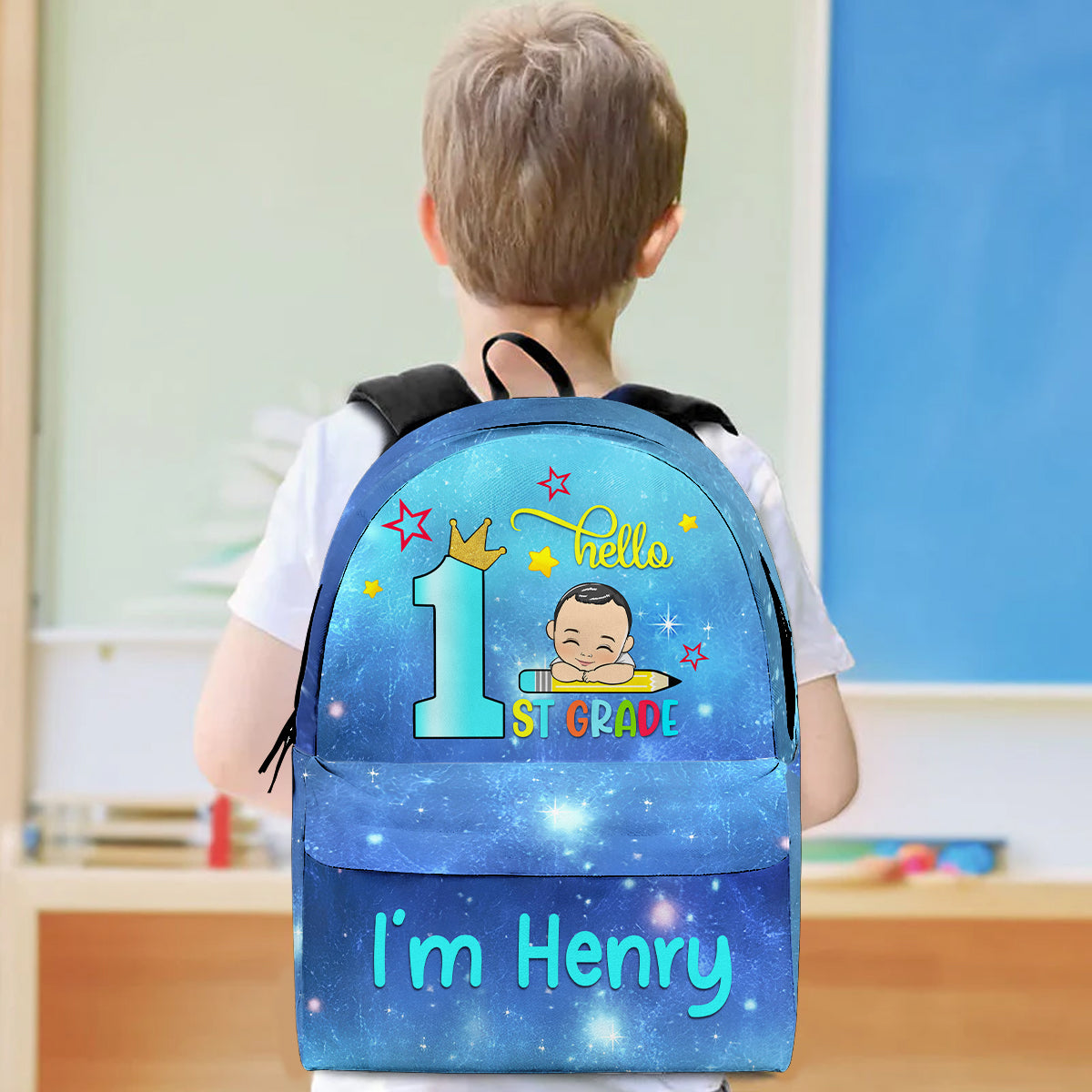 Hello School - Personalized Custom Backpack