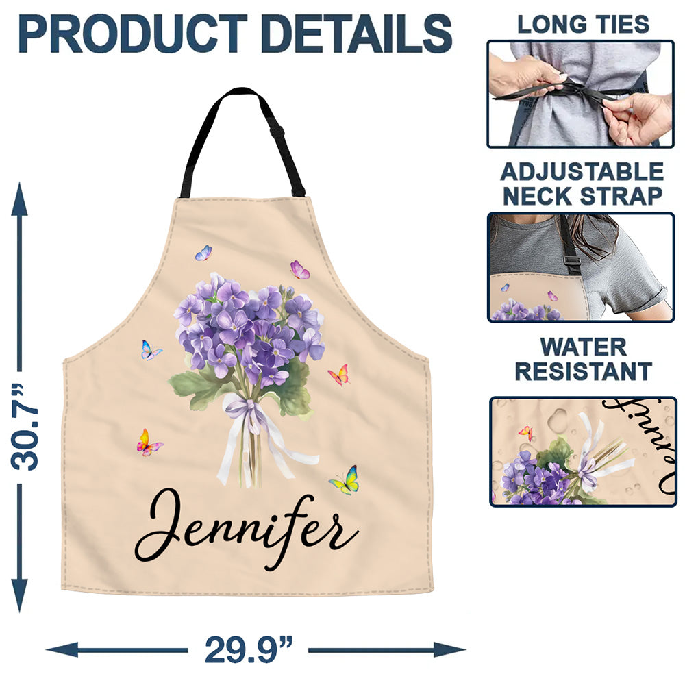 Beautiful Flower - Personalized Custom Apron