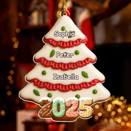Christmas Cake Is Comming - Personalized Custom Acrylic Ornament