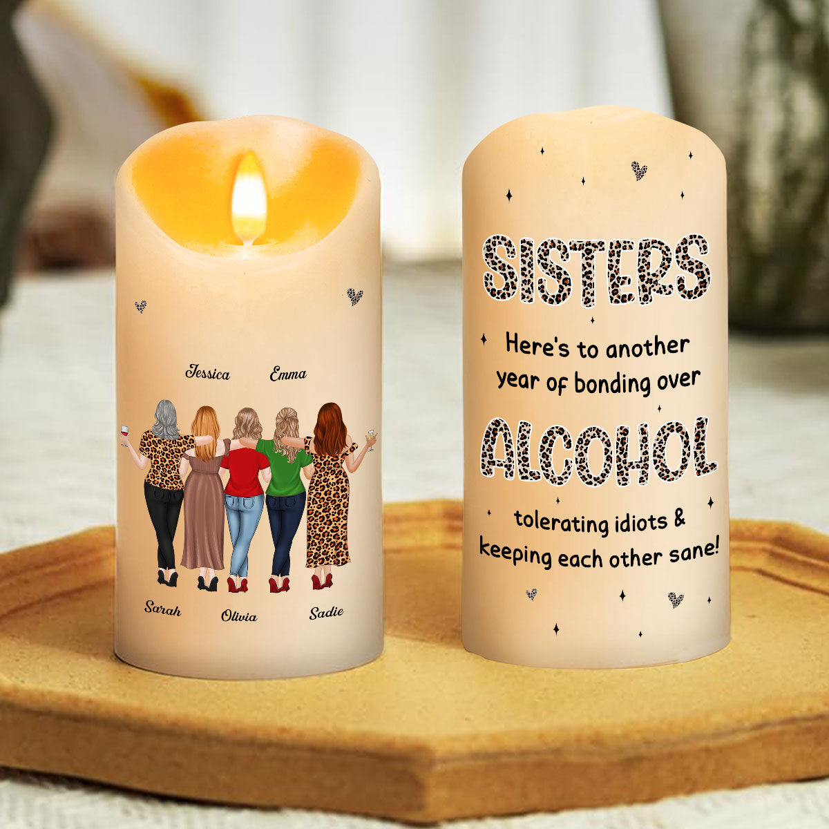 Alcohol Tolerating - Personalized Custom LED Candle