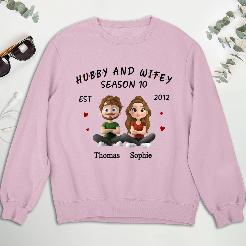 Hubby And Wifey - Personalized Custom Shirt