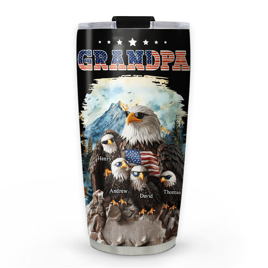 Eagle Papa - Personalized Custom Tumbler