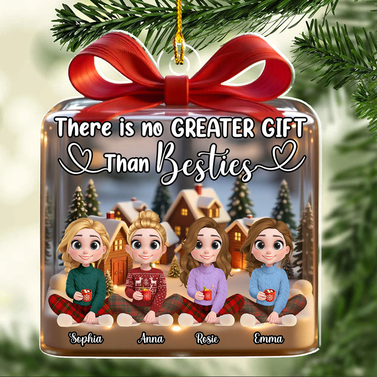 No Greater Gift - Personalized Custom Acrylic Ornament