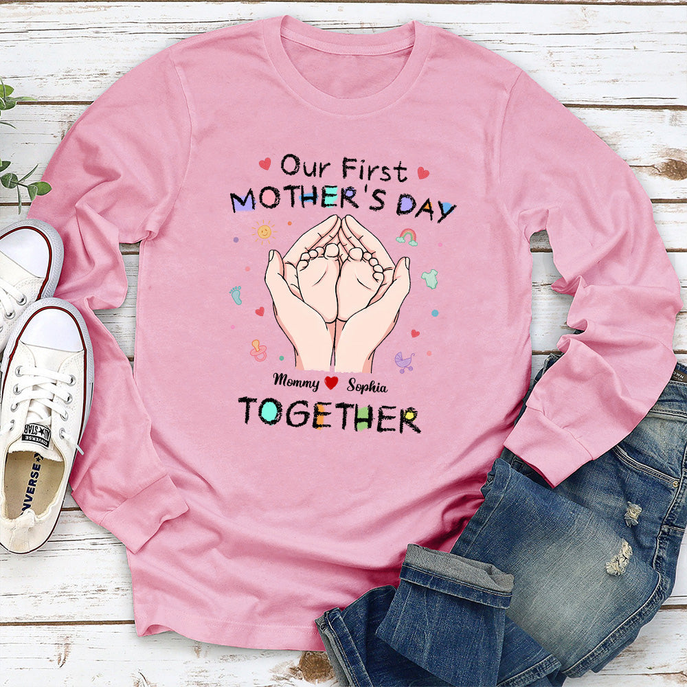 Our 1st Mothers Day - Personalized Custom Shirt