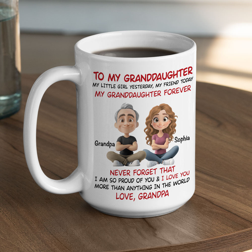 You Are My Little Girl Yesterday - Personalized Custom Coffee Mug