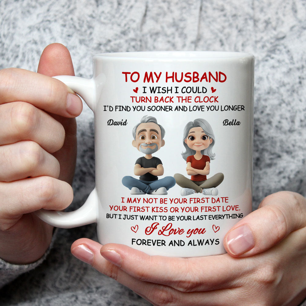 I Wish I Could Turn Back The Clock 2 - Personalized Custom Coffee Mug