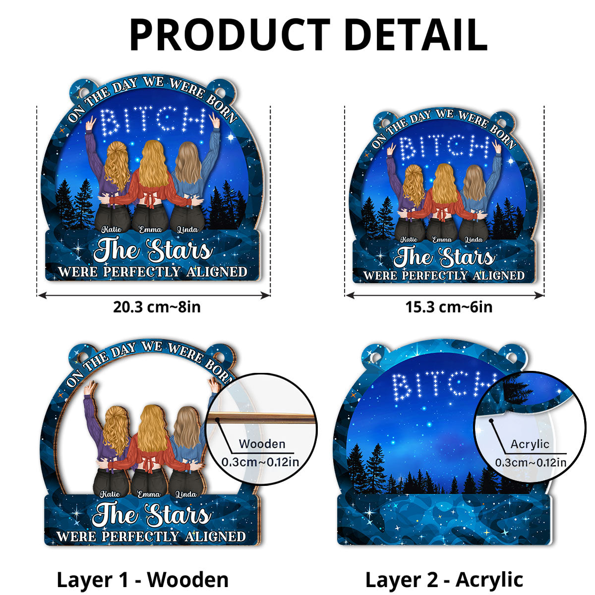 The Day - Personalized Custom Suncatcher