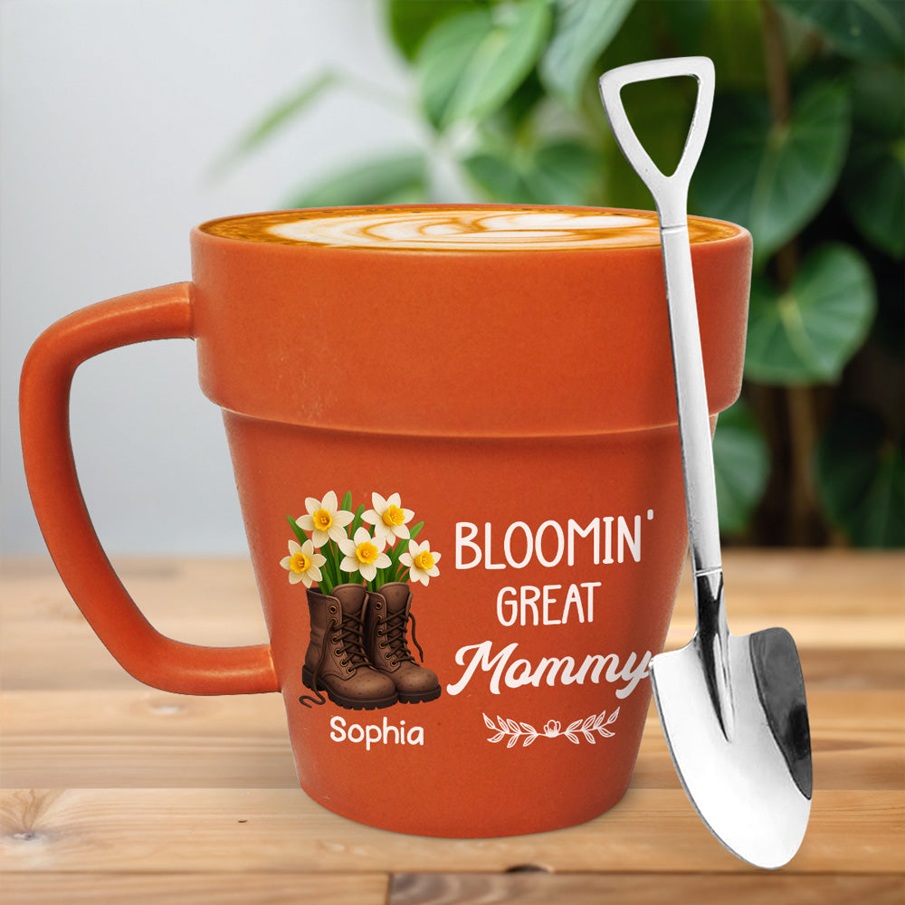Simply The Best Mom - Personalized Custom Plant Pot Mug