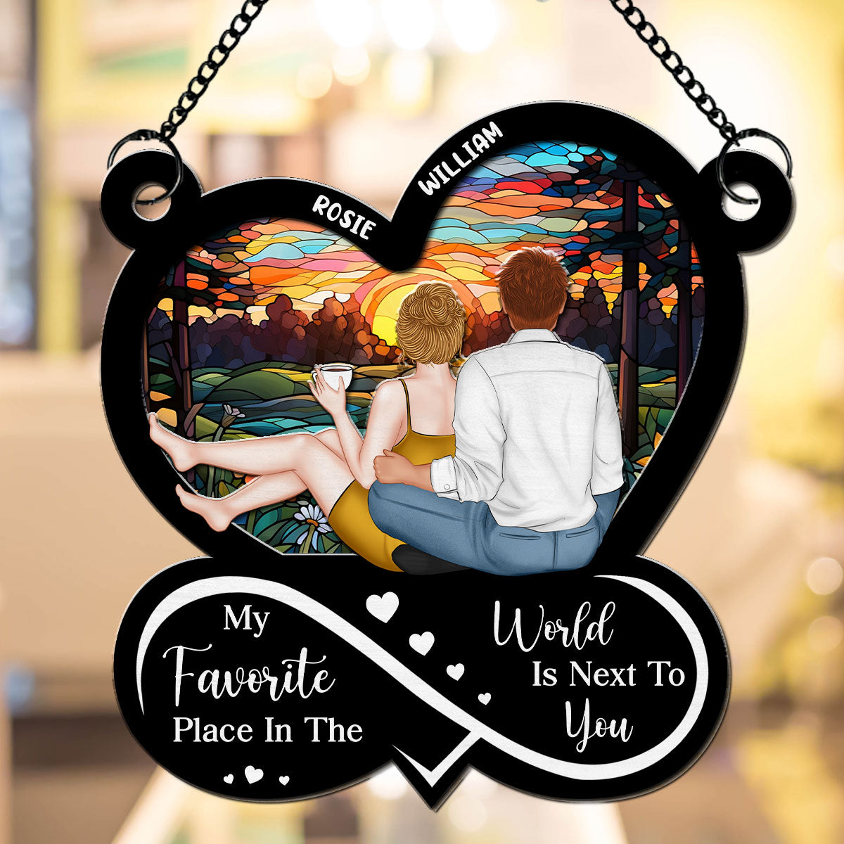 My Favorite Place - Personalized Custom Suncatcher