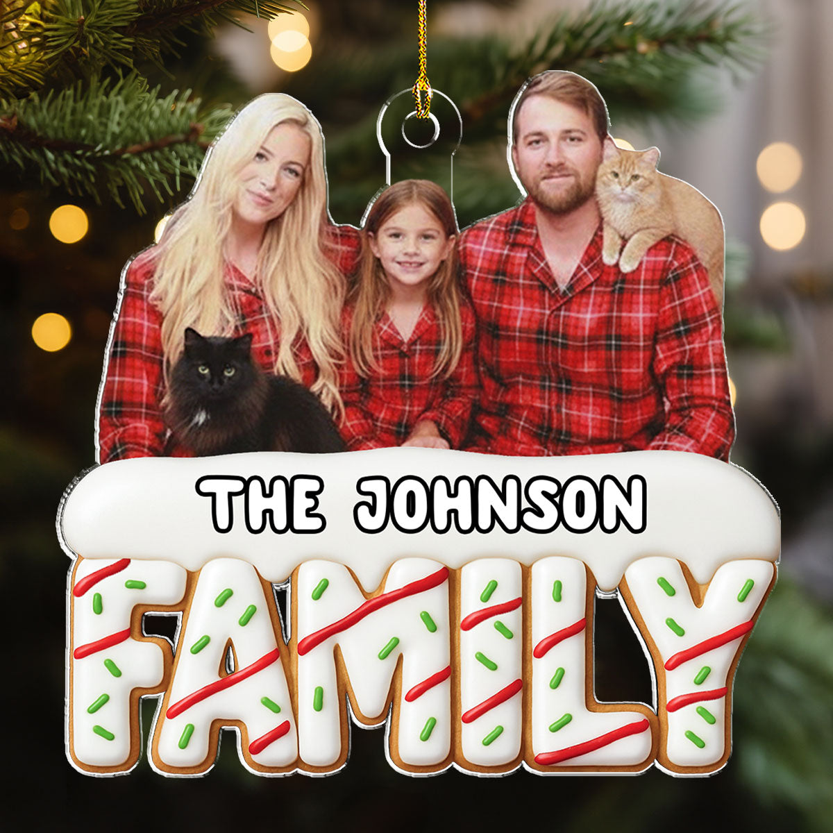 Sweetest Christmas Ever Photo - Personalized Custom Acrylic Ornament