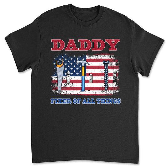 Handy Dad Hero At Home - Personalized Custom Shirt
