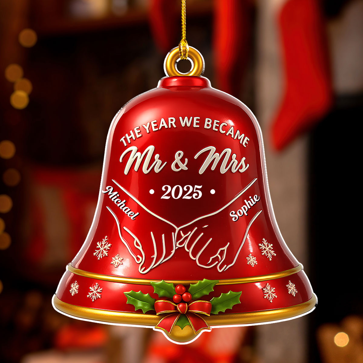 The Sound Of Cathedral - Personalized Custom 3D Effect Acrylic Ornament