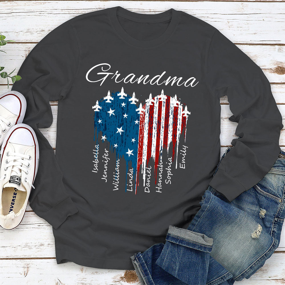 Independence Day Grandma - Personalized Custom Shirt