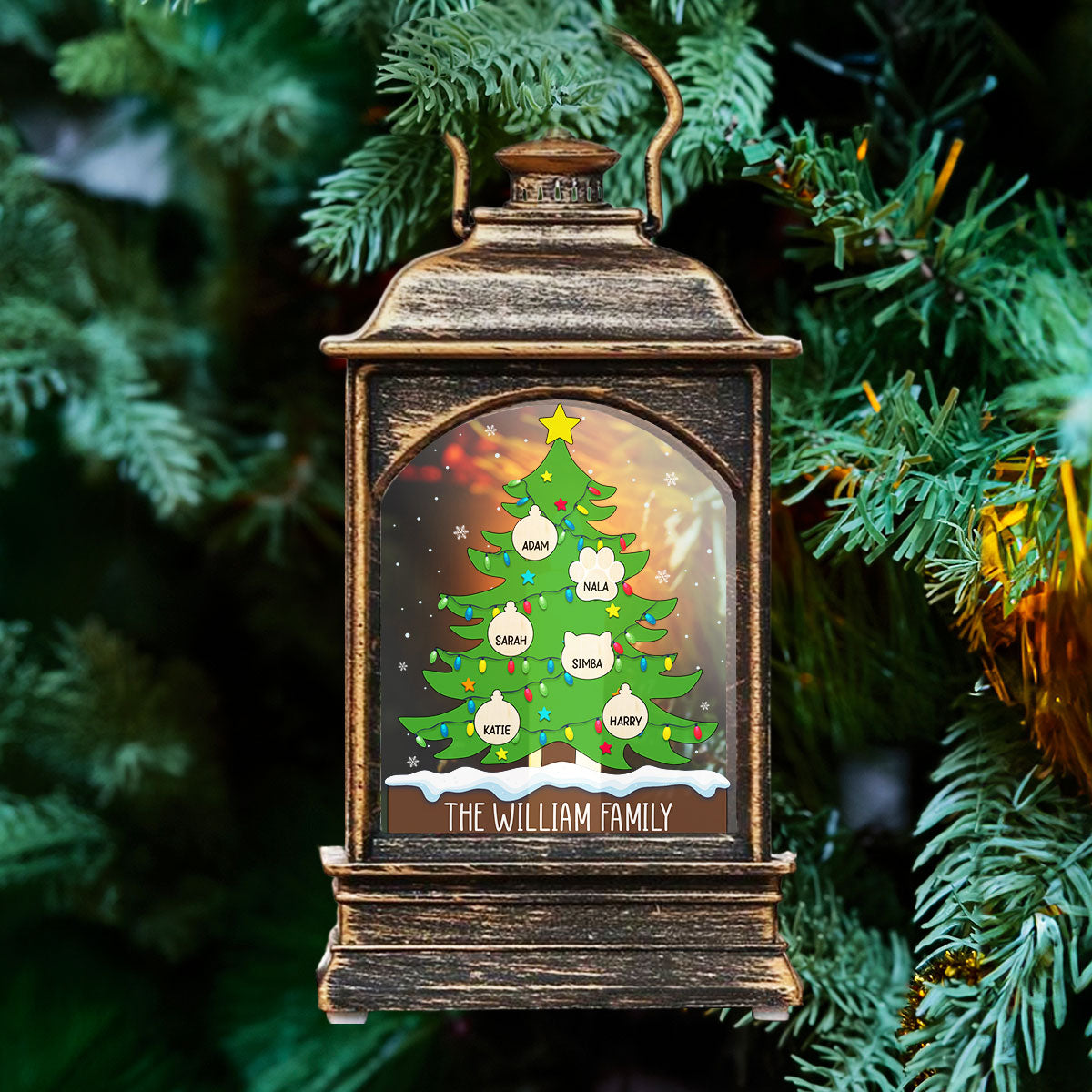 Merry Christmas - Personalized Custom Christmas Wind Lamp